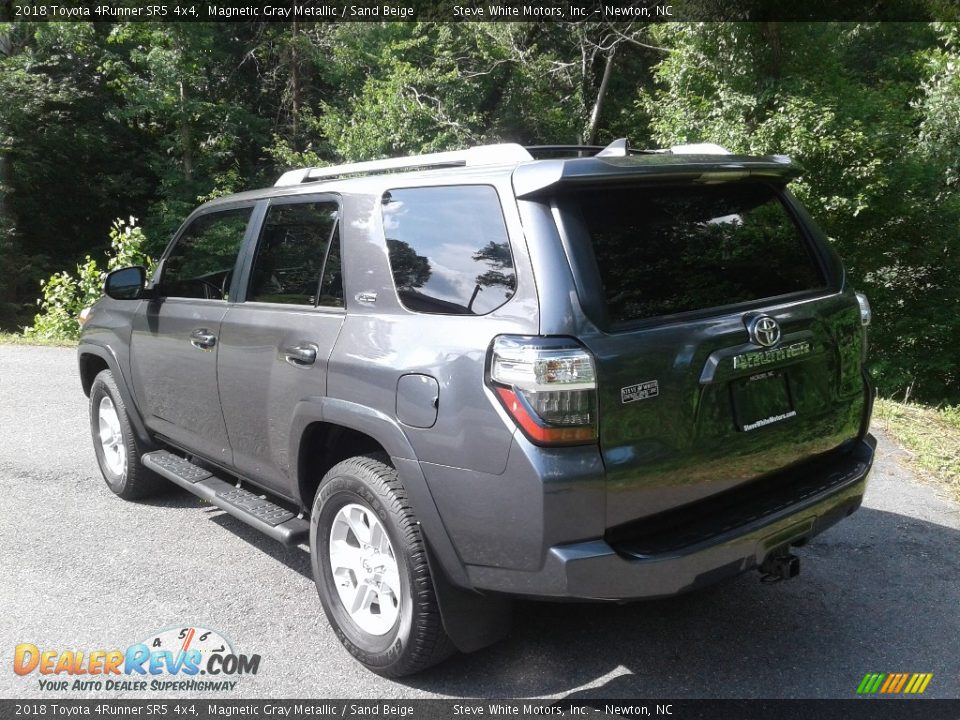 2018 Toyota 4Runner SR5 4x4 Magnetic Gray Metallic / Sand Beige Photo #9