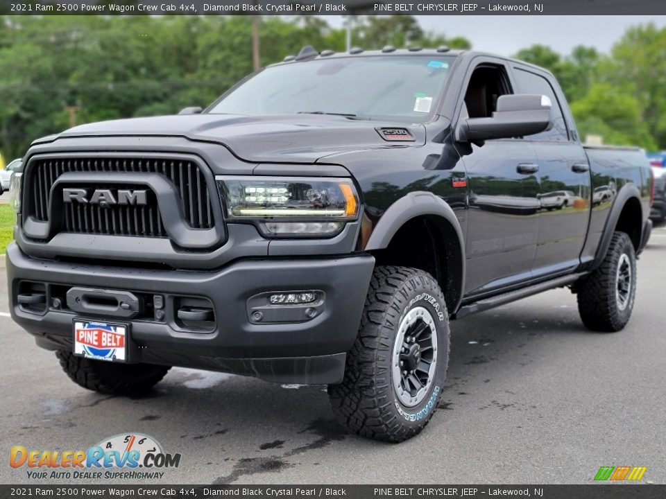 2021 Ram 2500 Power Wagon Crew Cab 4x4 Diamond Black Crystal Pearl / Black Photo #1