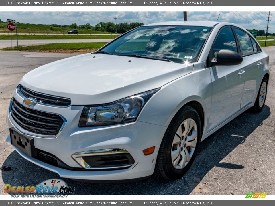 2016 Chevrolet Cruze Limited LS Summit White / Jet Black/Medium Titanium Photo #8