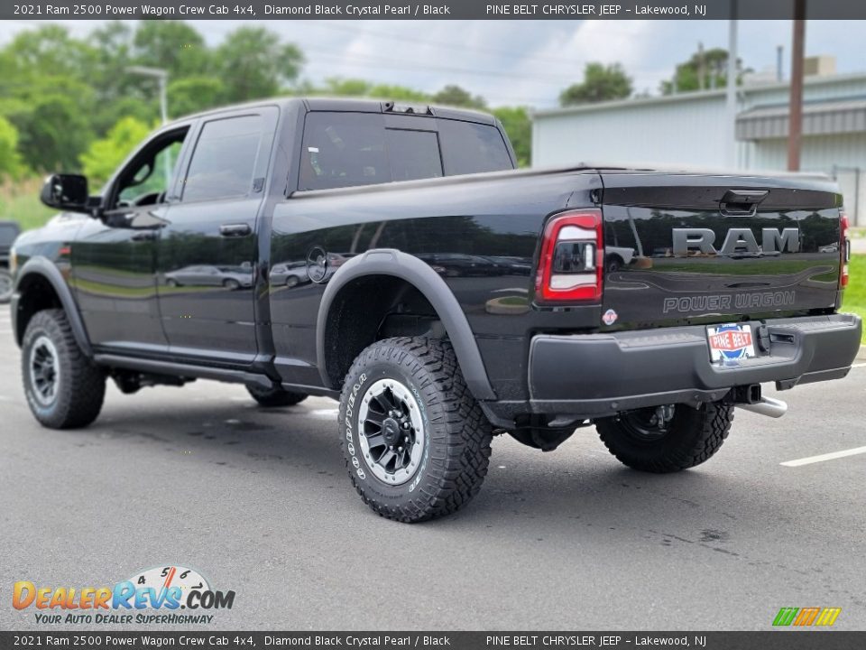 2021 Ram 2500 Power Wagon Crew Cab 4x4 Diamond Black Crystal Pearl / Black Photo #6