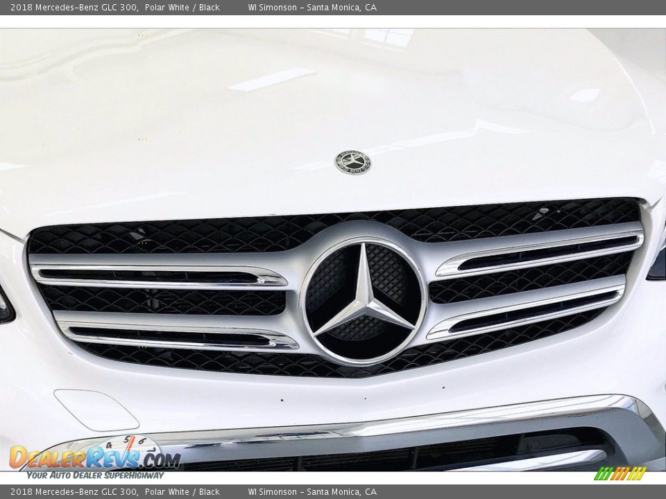 2018 Mercedes-Benz GLC 300 Polar White / Black Photo #30