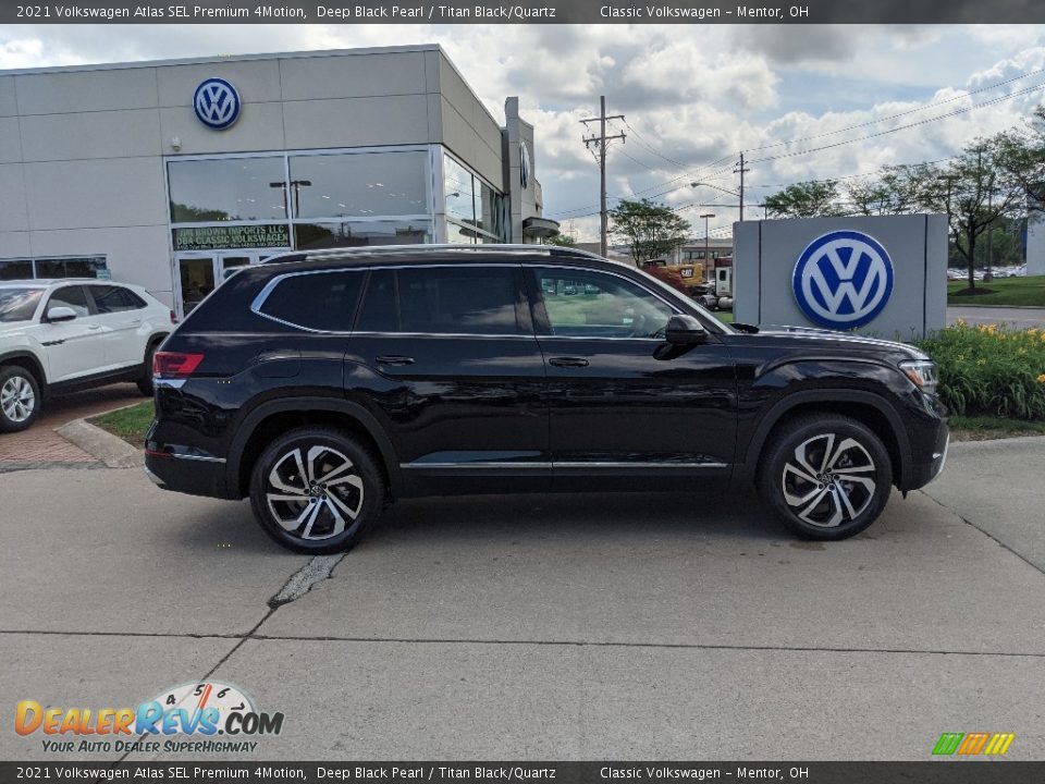2021 Volkswagen Atlas SEL Premium 4Motion Deep Black Pearl / Titan Black/Quartz Photo #2