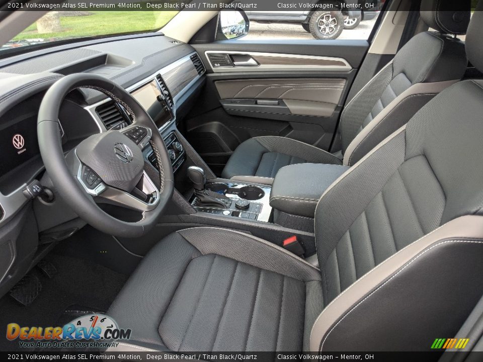 2021 Volkswagen Atlas SEL Premium 4Motion Deep Black Pearl / Titan Black/Quartz Photo #3