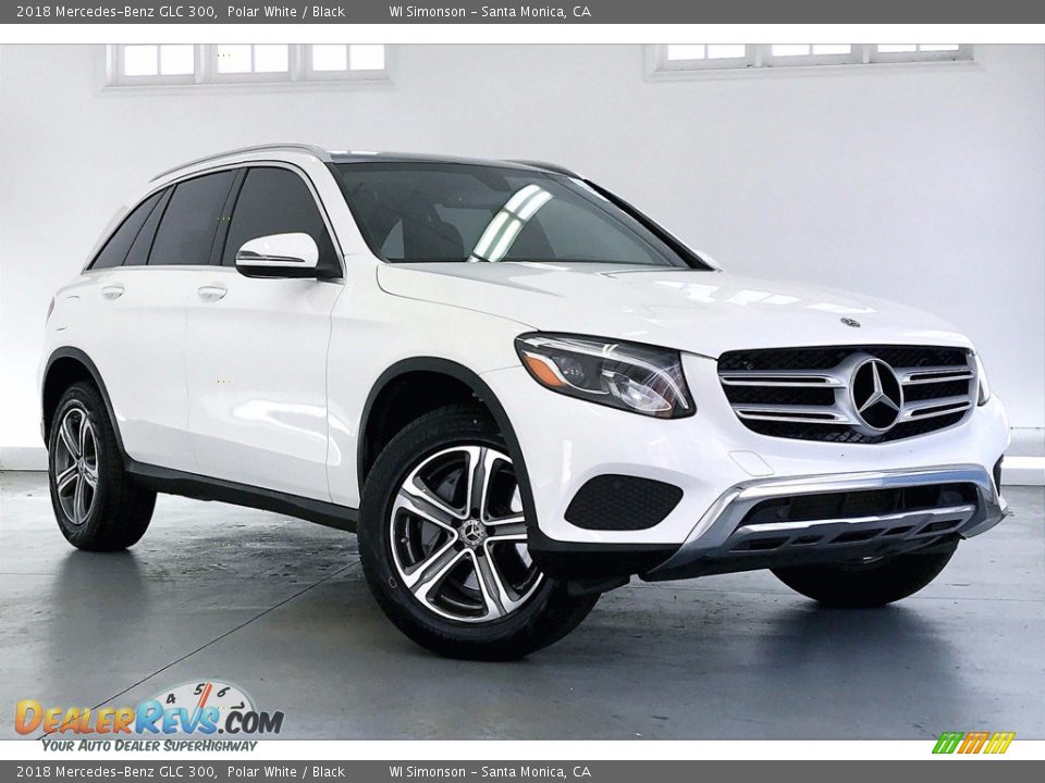 2018 Mercedes-Benz GLC 300 Polar White / Black Photo #34