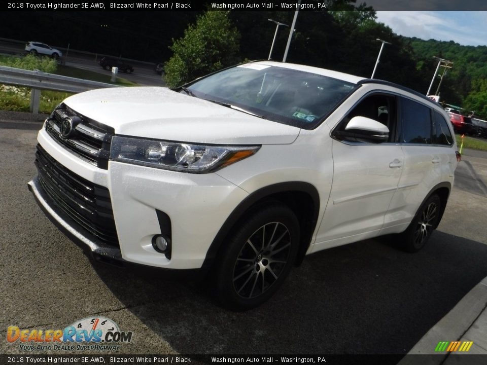 2018 Toyota Highlander SE AWD Blizzard White Pearl / Black Photo #12