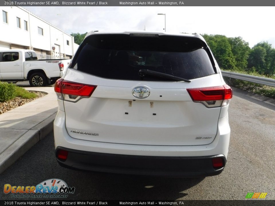 2018 Toyota Highlander SE AWD Blizzard White Pearl / Black Photo #14