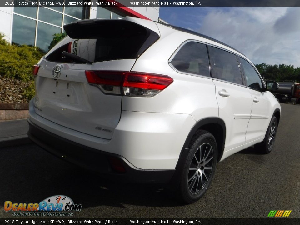 2018 Toyota Highlander SE AWD Blizzard White Pearl / Black Photo #15