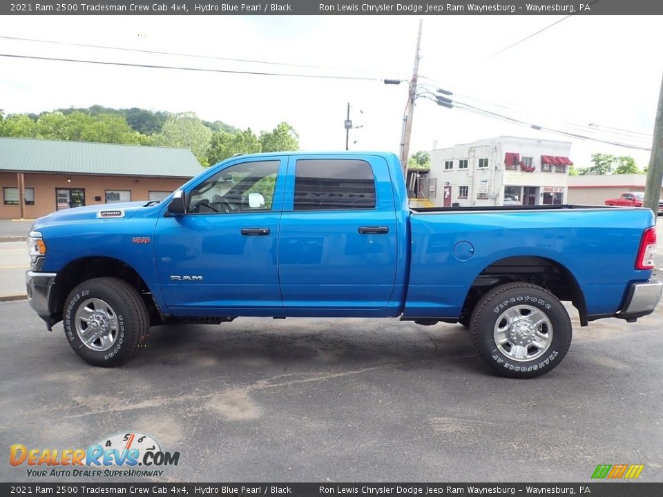 2021 Ram 2500 Tradesman Crew Cab 4x4 Hydro Blue Pearl / Black Photo #3