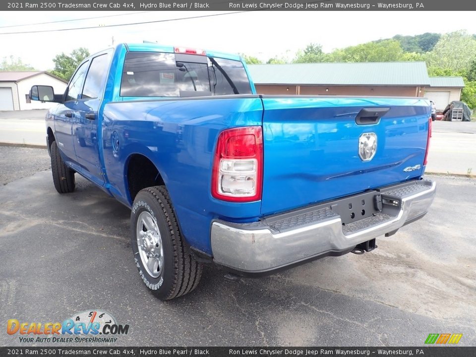 2021 Ram 2500 Tradesman Crew Cab 4x4 Hydro Blue Pearl / Black Photo #4