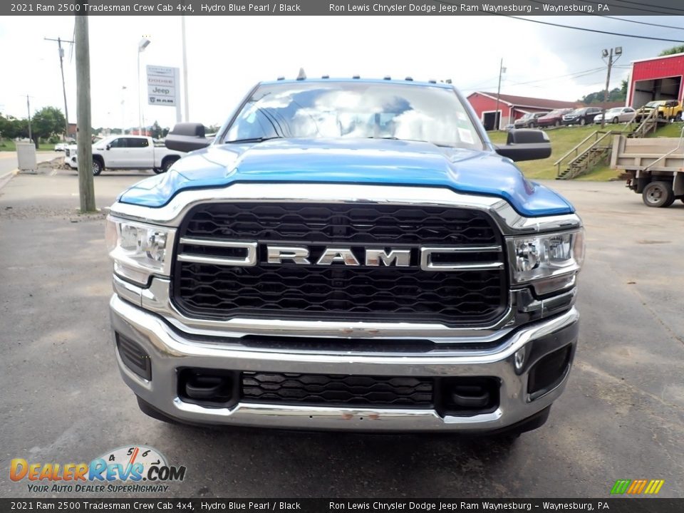 2021 Ram 2500 Tradesman Crew Cab 4x4 Hydro Blue Pearl / Black Photo #11