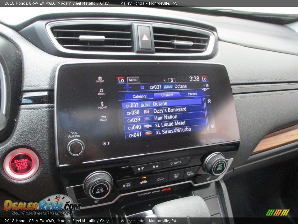 2018 Honda CR-V EX AWD Modern Steel Metallic / Gray Photo #15