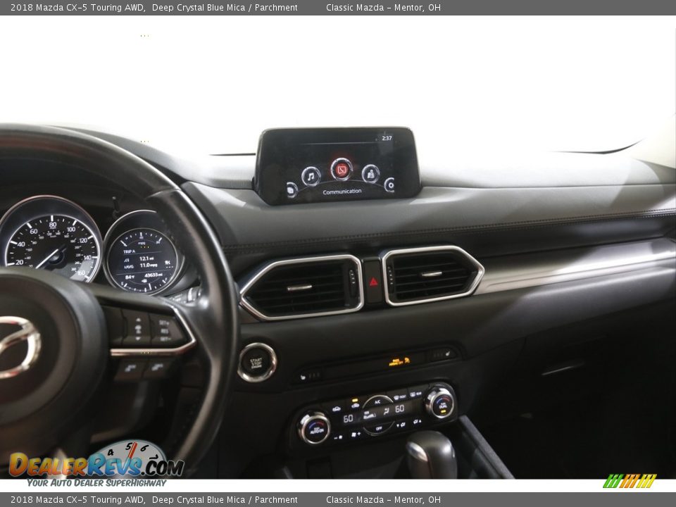 2018 Mazda CX-5 Touring AWD Deep Crystal Blue Mica / Parchment Photo #9
