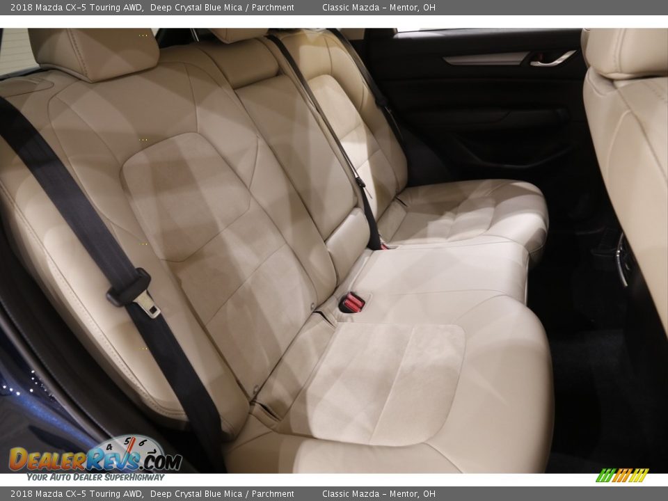 2018 Mazda CX-5 Touring AWD Deep Crystal Blue Mica / Parchment Photo #16