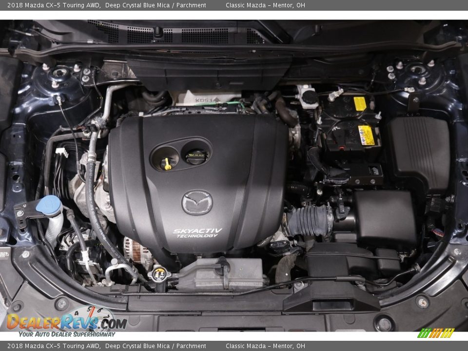 2018 Mazda CX-5 Touring AWD Deep Crystal Blue Mica / Parchment Photo #19