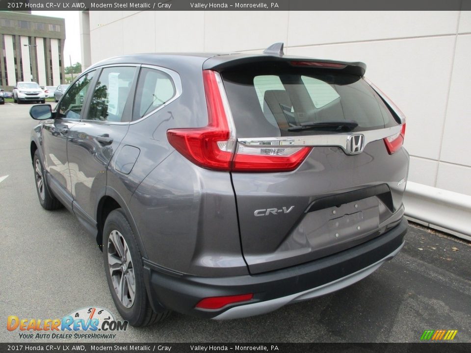 2017 Honda CR-V LX AWD Modern Steel Metallic / Gray Photo #3