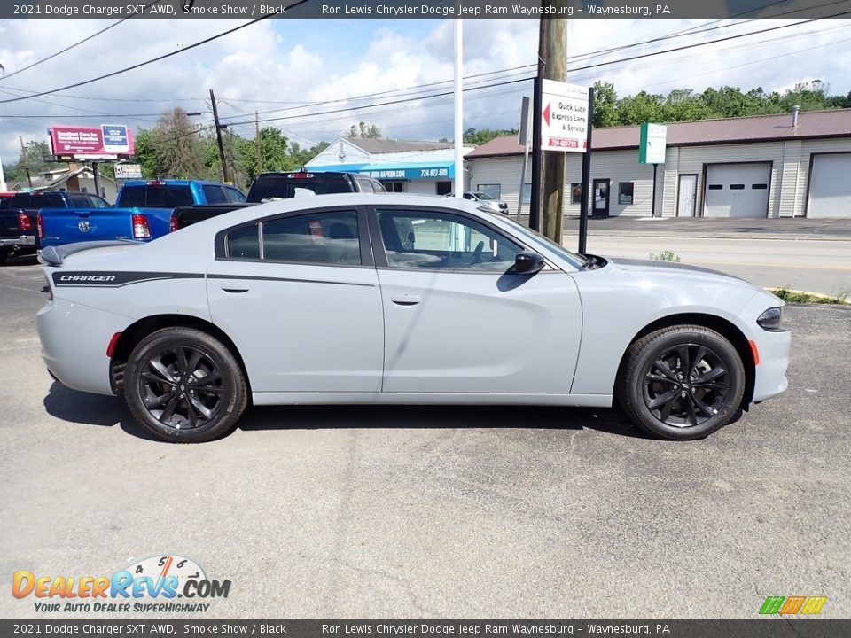 2021 Dodge Charger SXT AWD Smoke Show / Black Photo #6