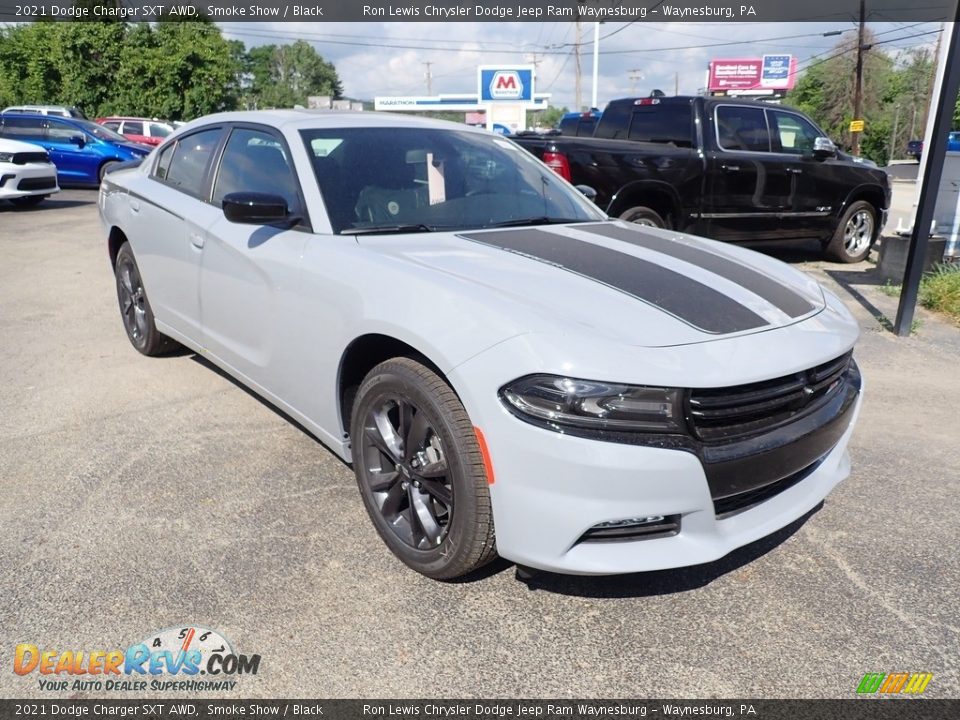 2021 Dodge Charger SXT AWD Smoke Show / Black Photo #7