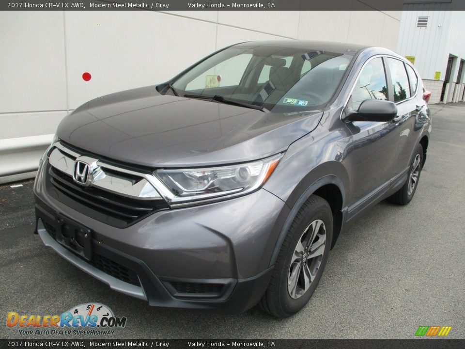 2017 Honda CR-V LX AWD Modern Steel Metallic / Gray Photo #9