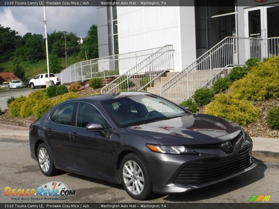 2018 Toyota Camry LE Predawn Gray Mica / Ash Photo #1