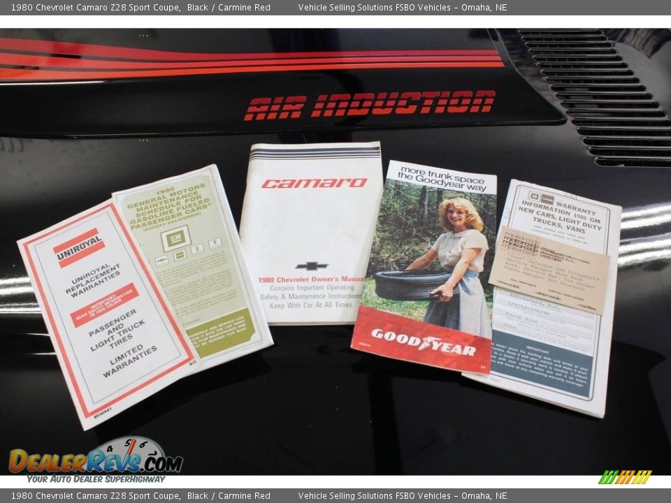 Books/Manuals of 1980 Chevrolet Camaro Z28 Sport Coupe Photo #5