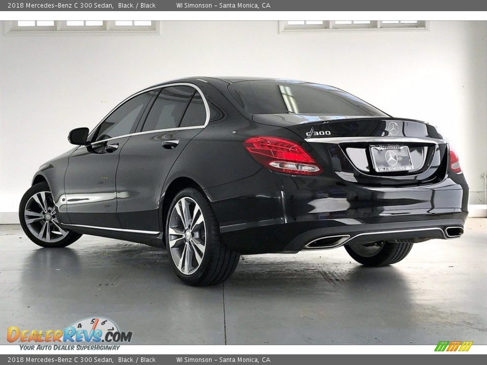 2018 Mercedes-Benz C 300 Sedan Black / Black Photo #10