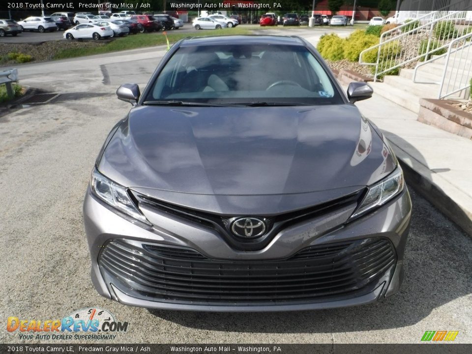 2018 Toyota Camry LE Predawn Gray Mica / Ash Photo #9