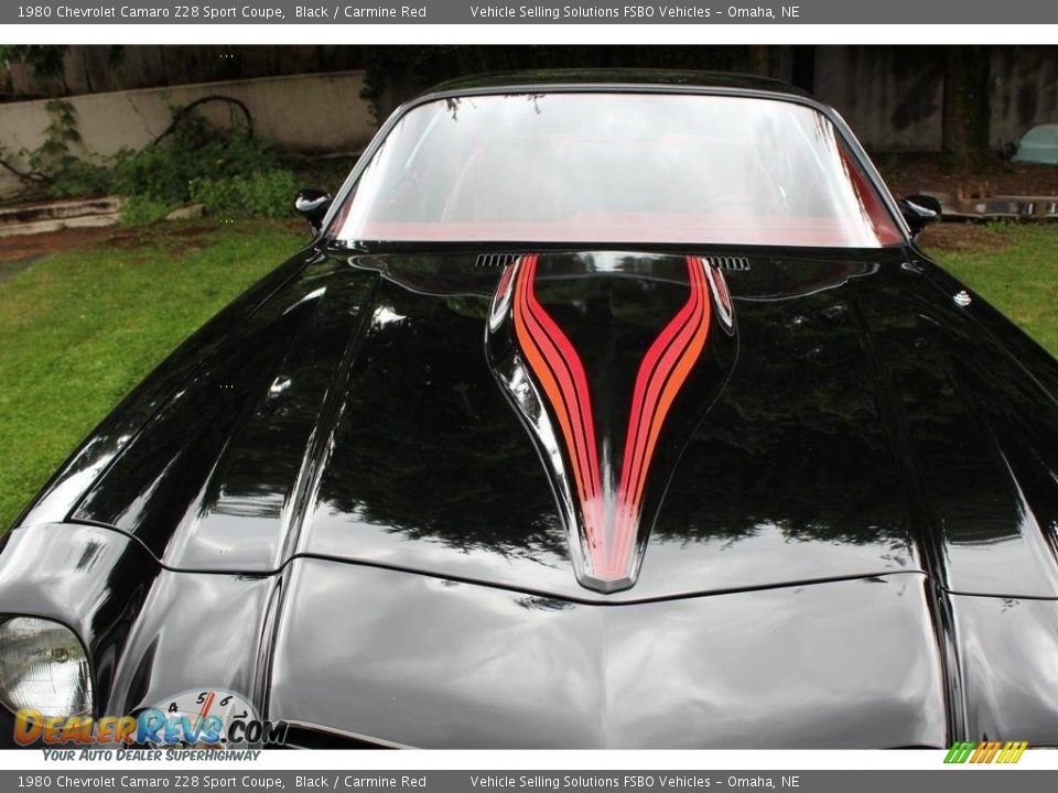 1980 Chevrolet Camaro Z28 Sport Coupe Black / Carmine Red Photo #11
