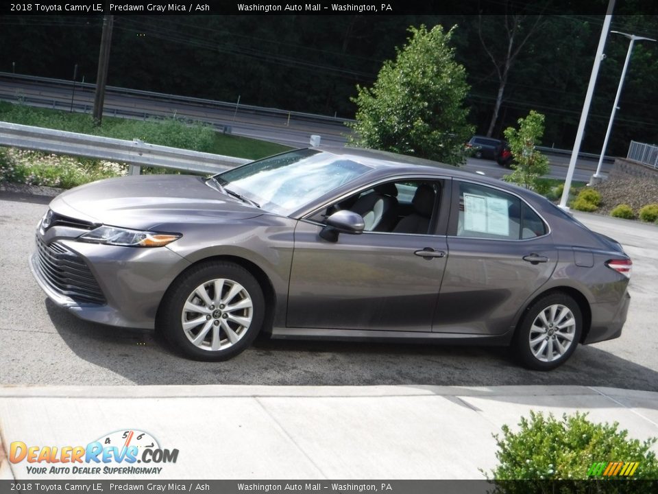 2018 Toyota Camry LE Predawn Gray Mica / Ash Photo #11