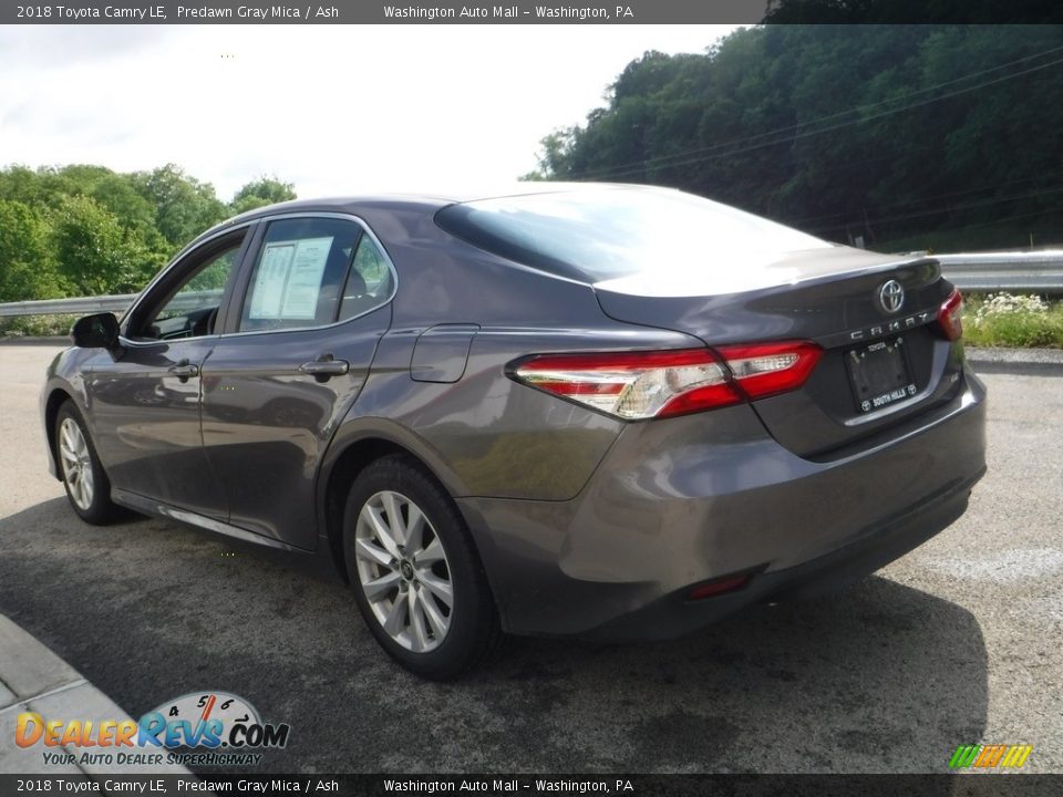 2018 Toyota Camry LE Predawn Gray Mica / Ash Photo #12