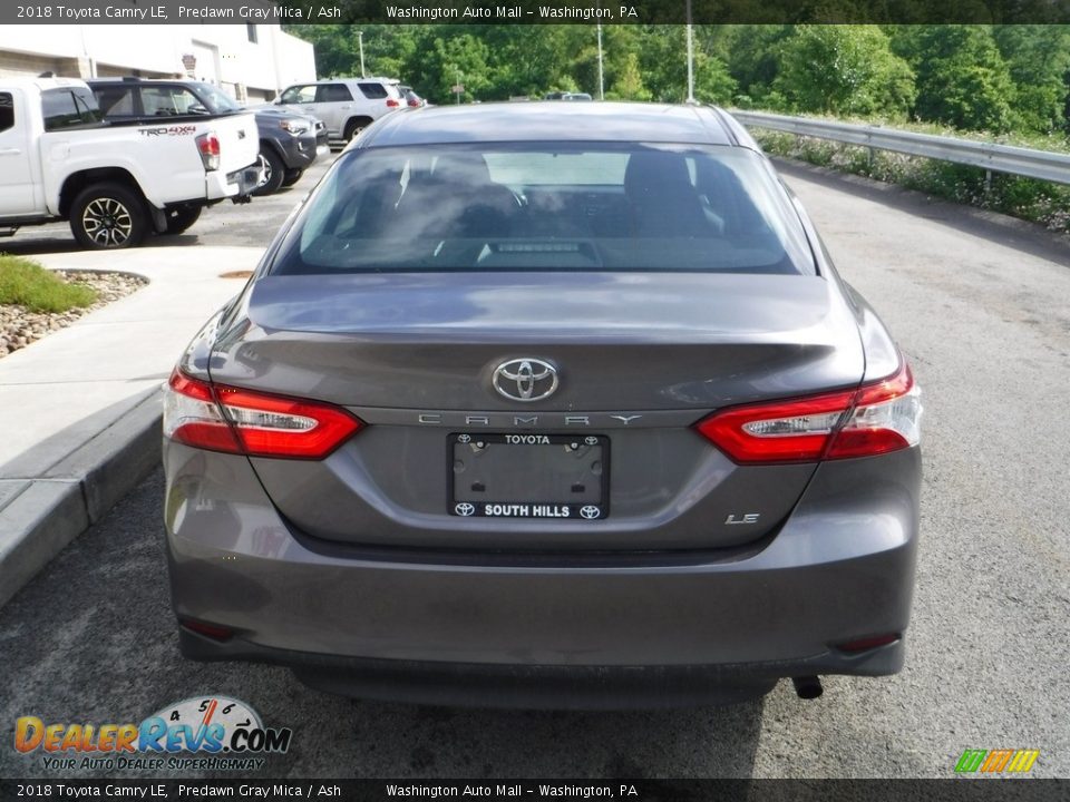 2018 Toyota Camry LE Predawn Gray Mica / Ash Photo #13