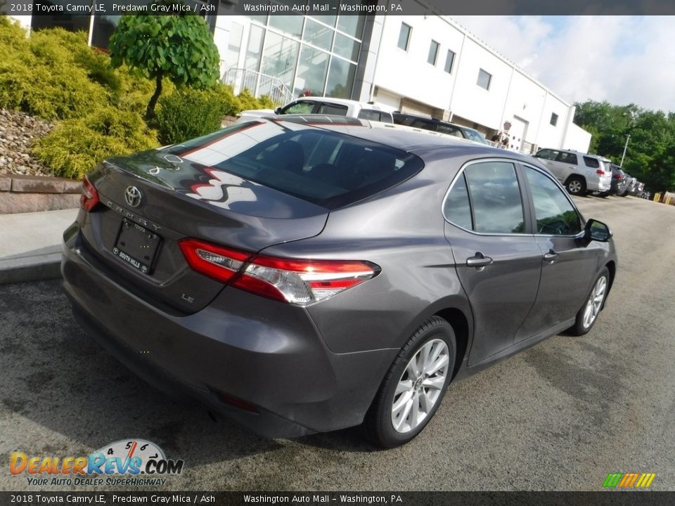 2018 Toyota Camry LE Predawn Gray Mica / Ash Photo #14