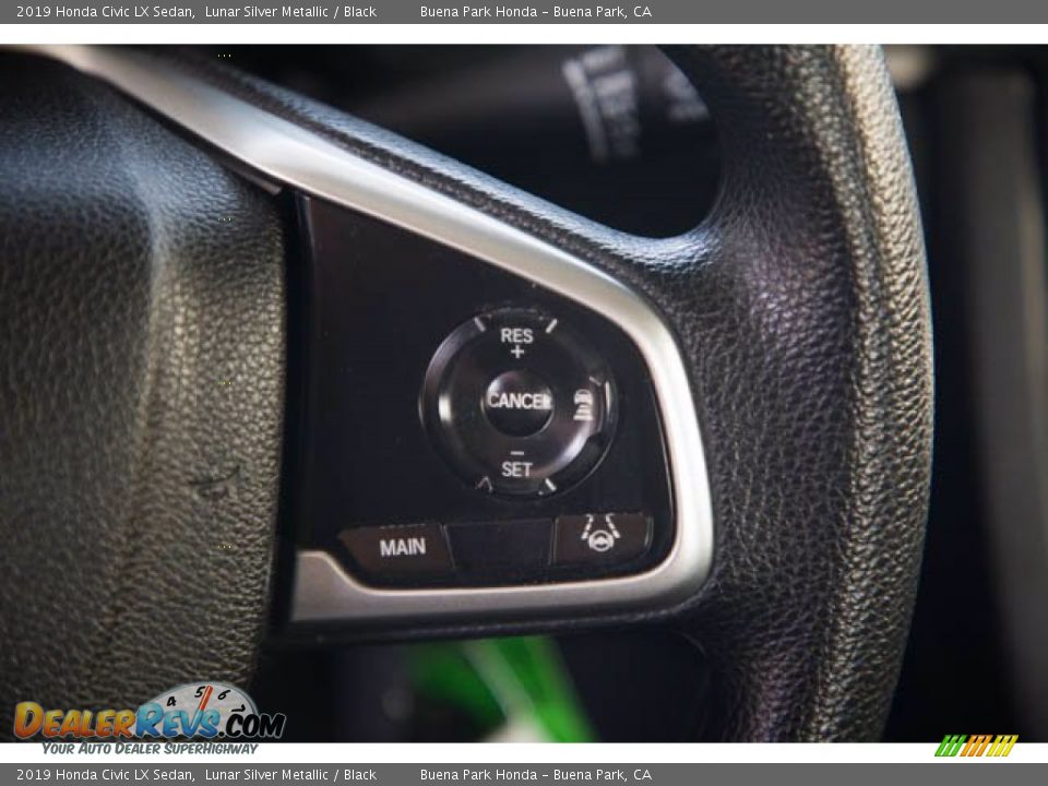 2019 Honda Civic LX Sedan Lunar Silver Metallic / Black Photo #17