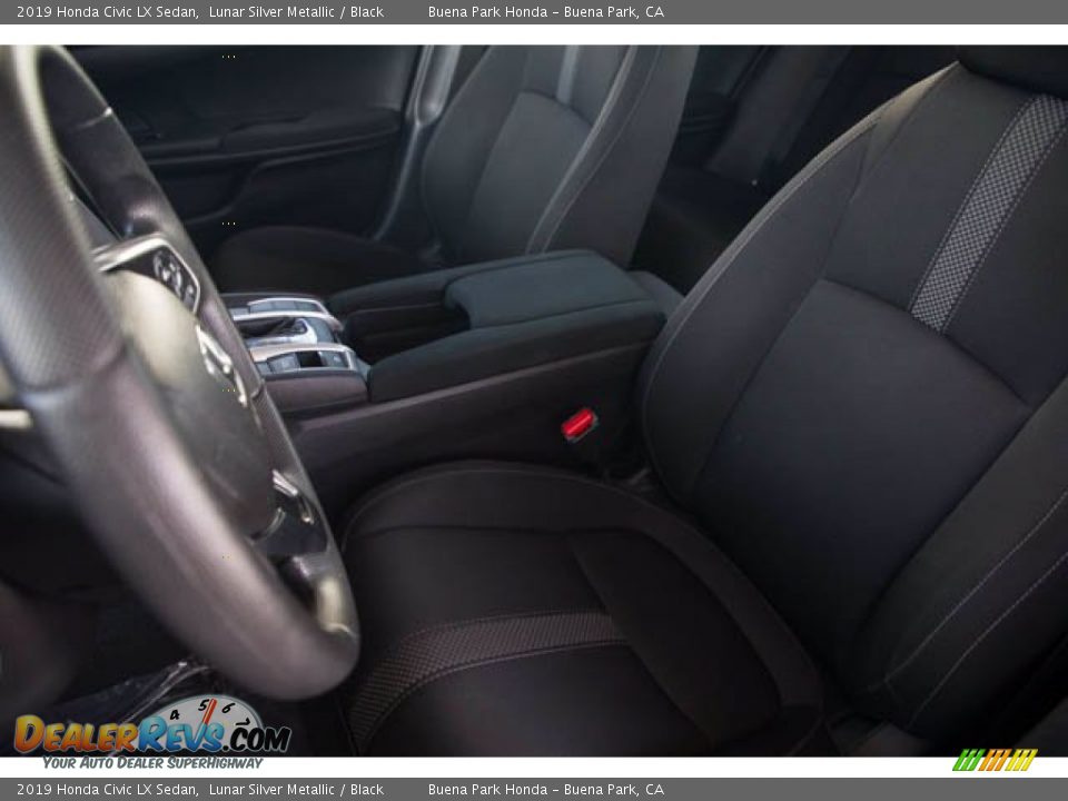 2019 Honda Civic LX Sedan Lunar Silver Metallic / Black Photo #19