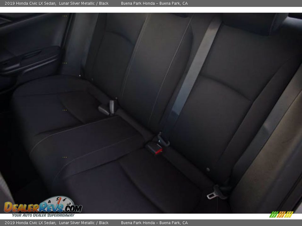 2019 Honda Civic LX Sedan Lunar Silver Metallic / Black Photo #20
