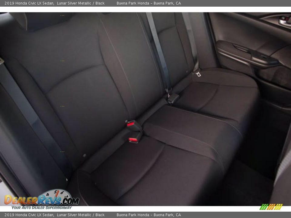 2019 Honda Civic LX Sedan Lunar Silver Metallic / Black Photo #23