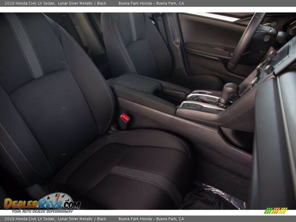 2019 Honda Civic LX Sedan Lunar Silver Metallic / Black Photo #25