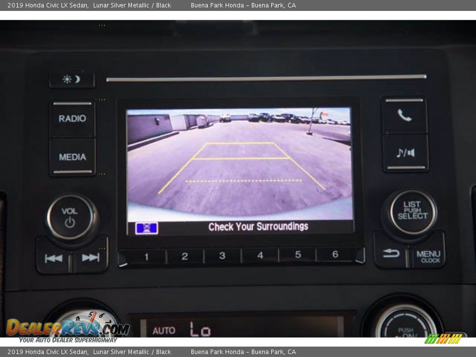 2019 Honda Civic LX Sedan Lunar Silver Metallic / Black Photo #27