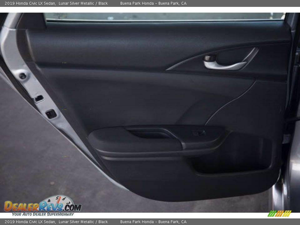 2019 Honda Civic LX Sedan Lunar Silver Metallic / Black Photo #31