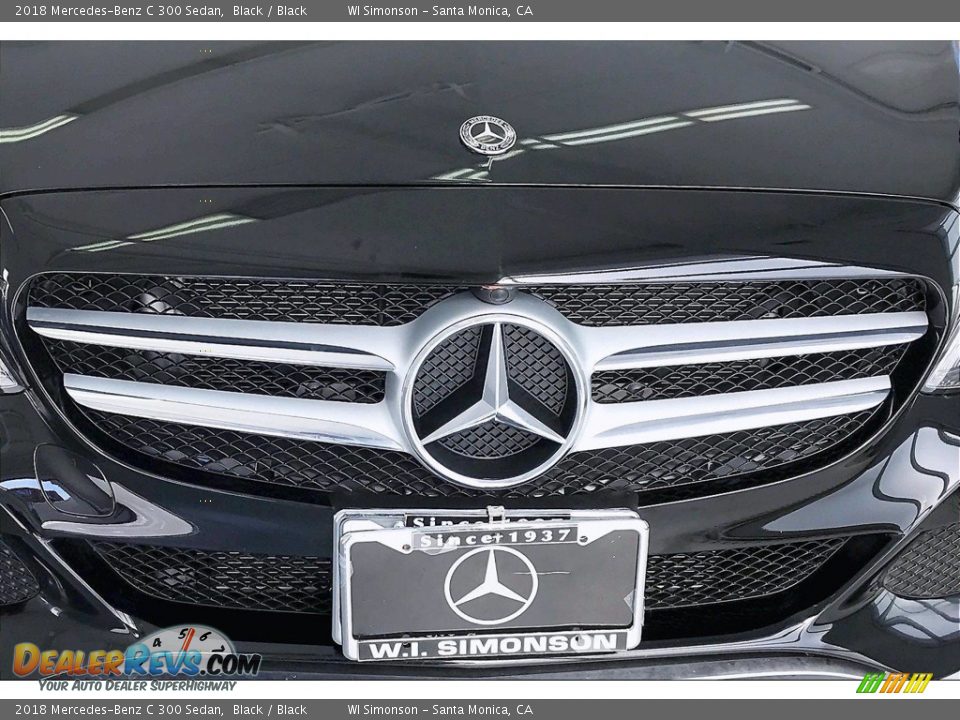 2018 Mercedes-Benz C 300 Sedan Black / Black Photo #30