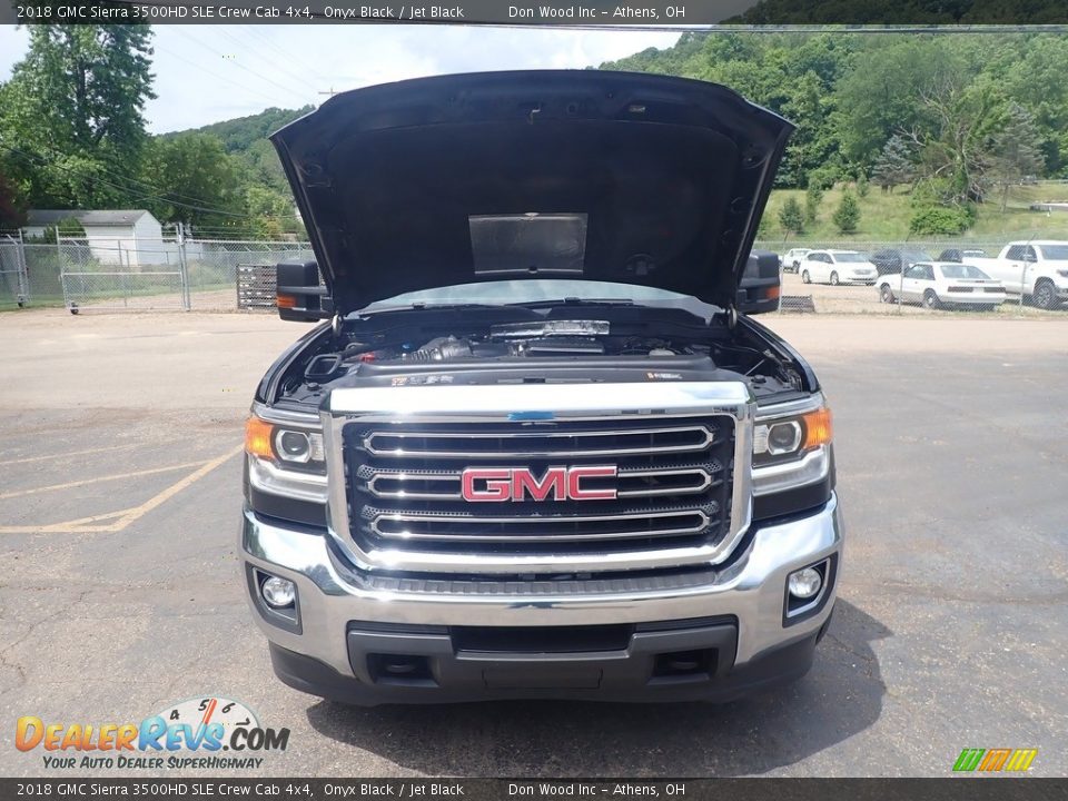 2018 GMC Sierra 3500HD SLE Crew Cab 4x4 Onyx Black / Jet Black Photo #7