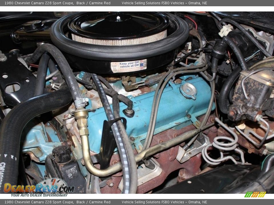 1980 Chevrolet Camaro Z28 Sport Coupe 350 cid OHV 16-Valve V8 Engine Photo #36