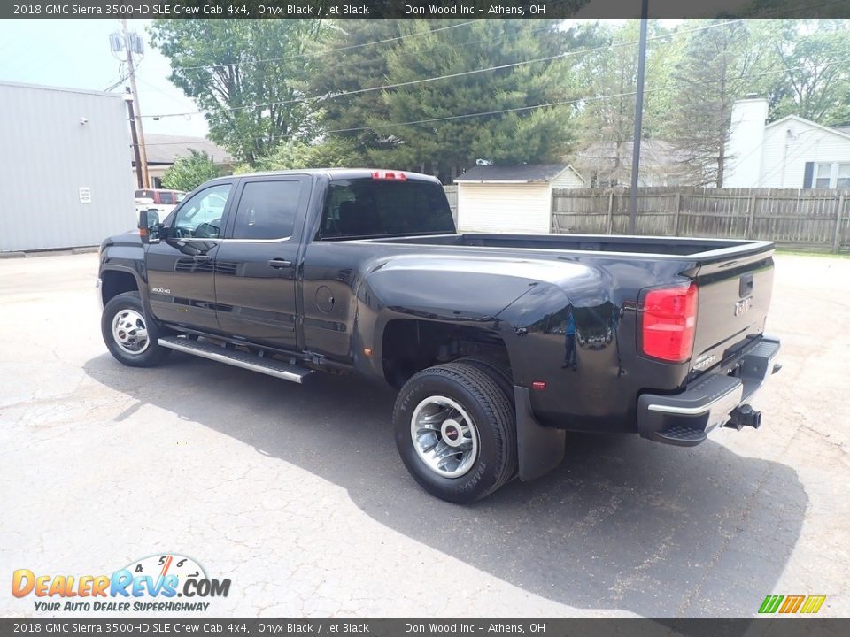 2018 GMC Sierra 3500HD SLE Crew Cab 4x4 Onyx Black / Jet Black Photo #13