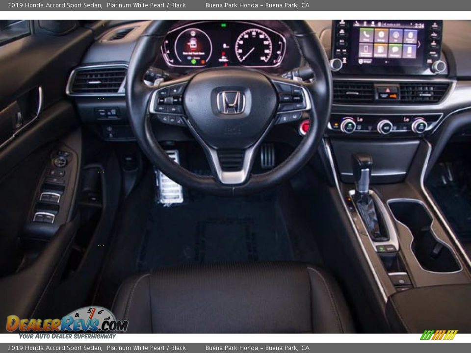 2019 Honda Accord Sport Sedan Platinum White Pearl / Black Photo #5