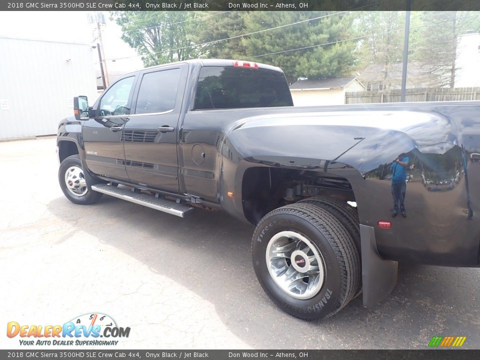 2018 GMC Sierra 3500HD SLE Crew Cab 4x4 Onyx Black / Jet Black Photo #18