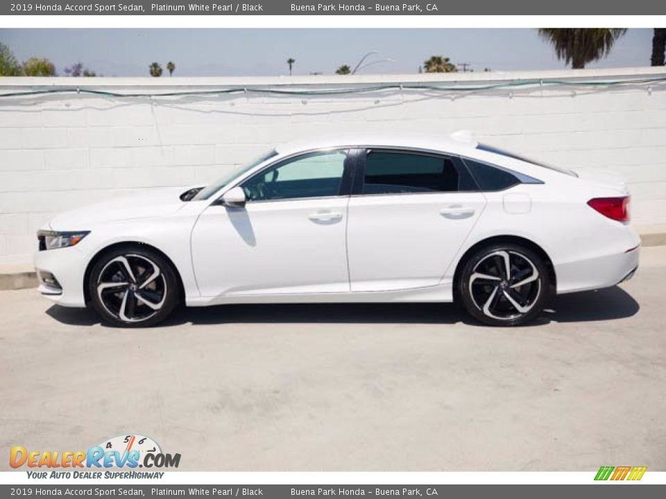 2019 Honda Accord Sport Sedan Platinum White Pearl / Black Photo #8