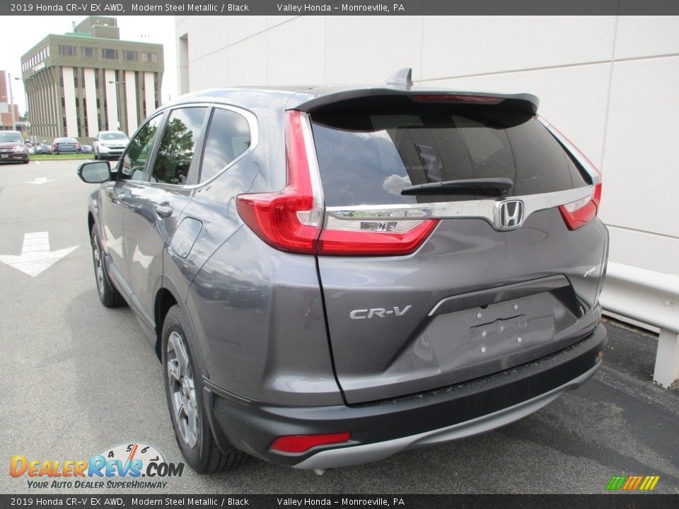 2019 Honda CR-V EX AWD Modern Steel Metallic / Black Photo #3