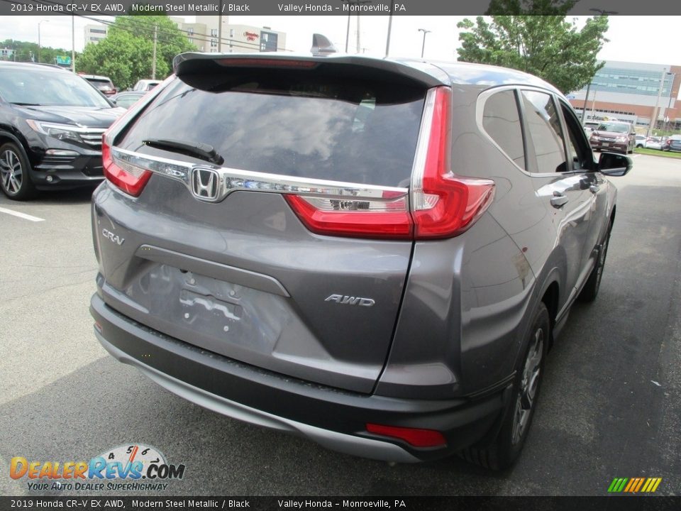 2019 Honda CR-V EX AWD Modern Steel Metallic / Black Photo #5