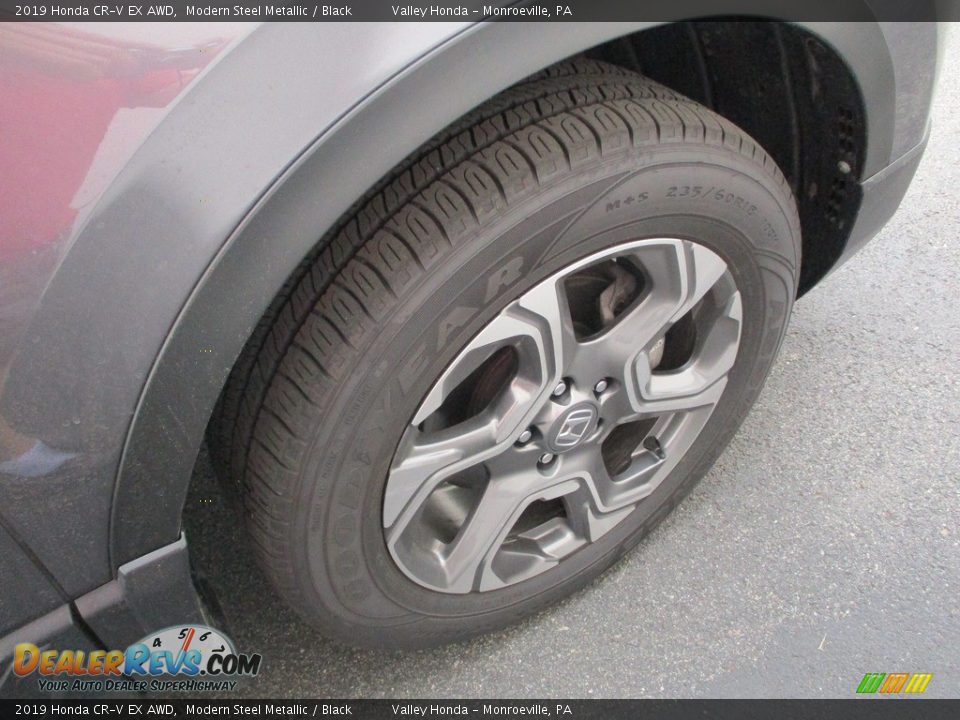 2019 Honda CR-V EX AWD Modern Steel Metallic / Black Photo #6