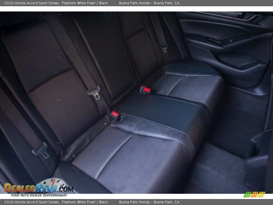 2019 Honda Accord Sport Sedan Platinum White Pearl / Black Photo #22