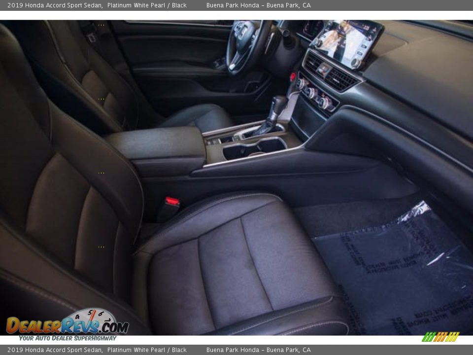 2019 Honda Accord Sport Sedan Platinum White Pearl / Black Photo #23